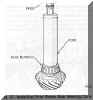 FIG. 25 - Installing Drive Pinion Rear Bearing Cone